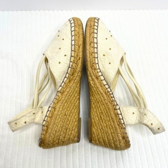 Cabrizi | Women's Slingback Wedge Sandals Shoes Size 9 - Picture 4 of 13